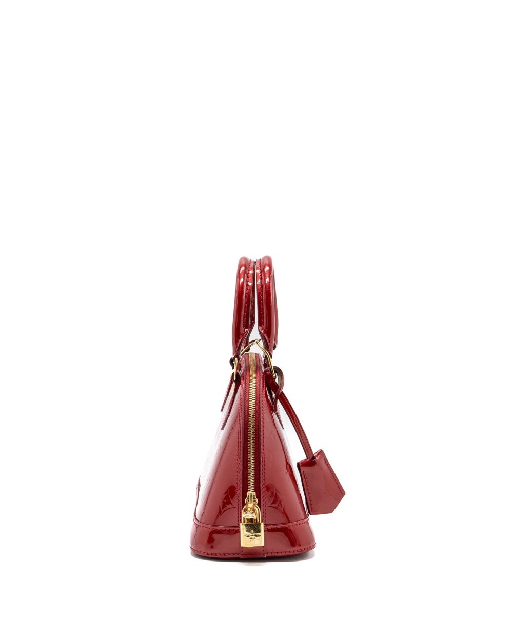 AAA Replica Louis Vuitton LV ALMA BB PATENT RED GHW