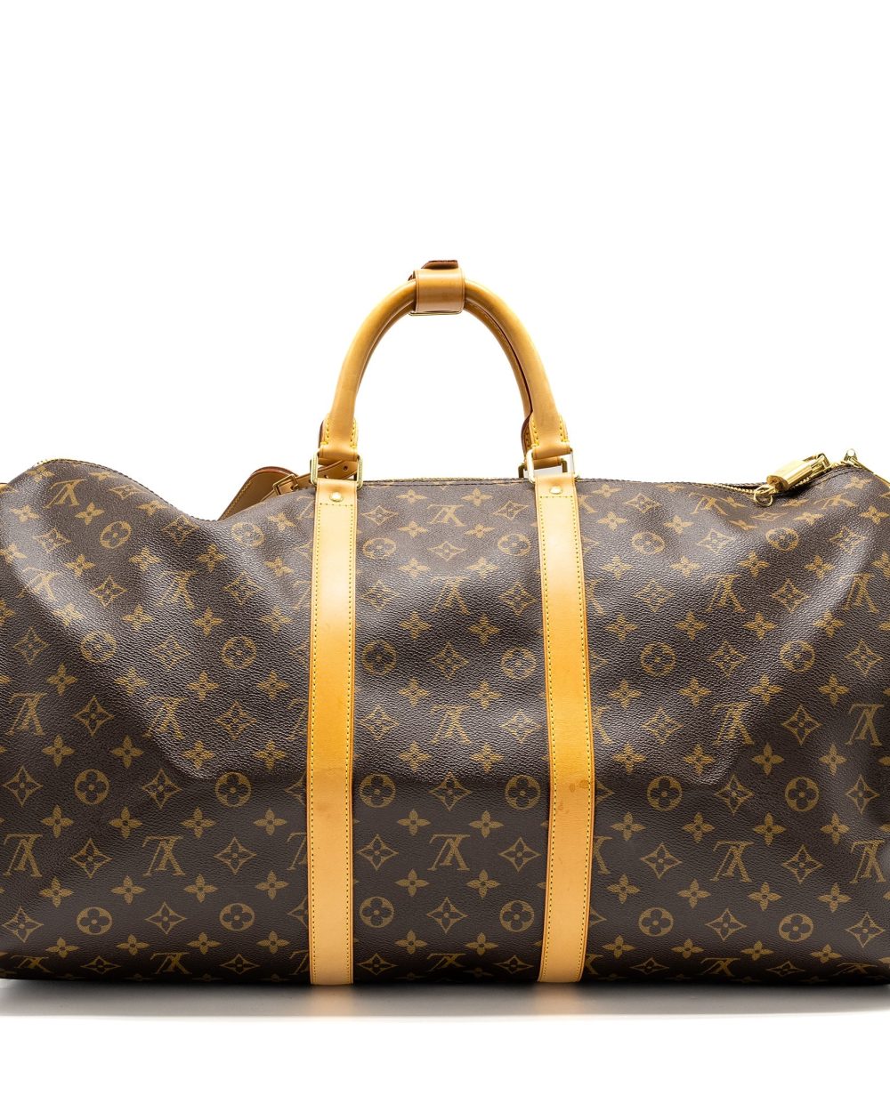 AAA Replica Louis Vuitton LV KEEPALL 55 MONOGRAM CANVAS GHW