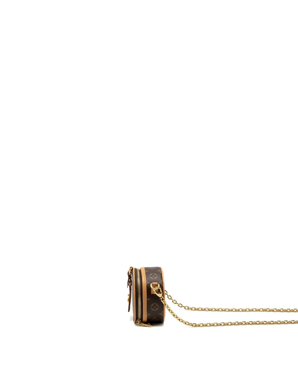 AAA Replica Louis Vuitton LV BOITE CHAPEAU MINI CHAIN BAG MONOGRAM CANVAS GHW