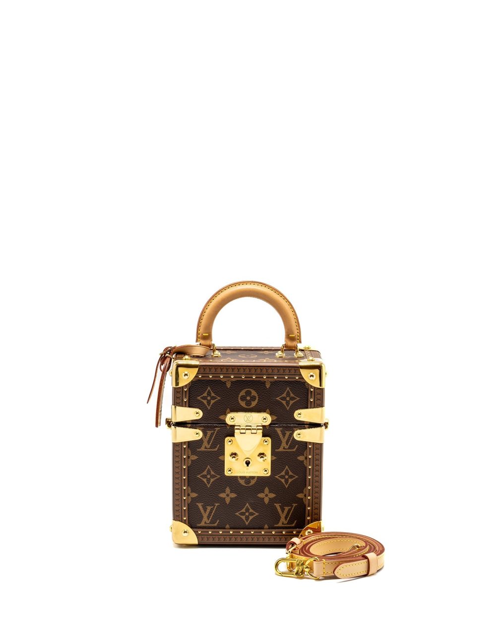 AAA Replica Louis Vuitton LV CAMERA BOX TRUNK MONOGRAM CANVAS/LEATHER GHW