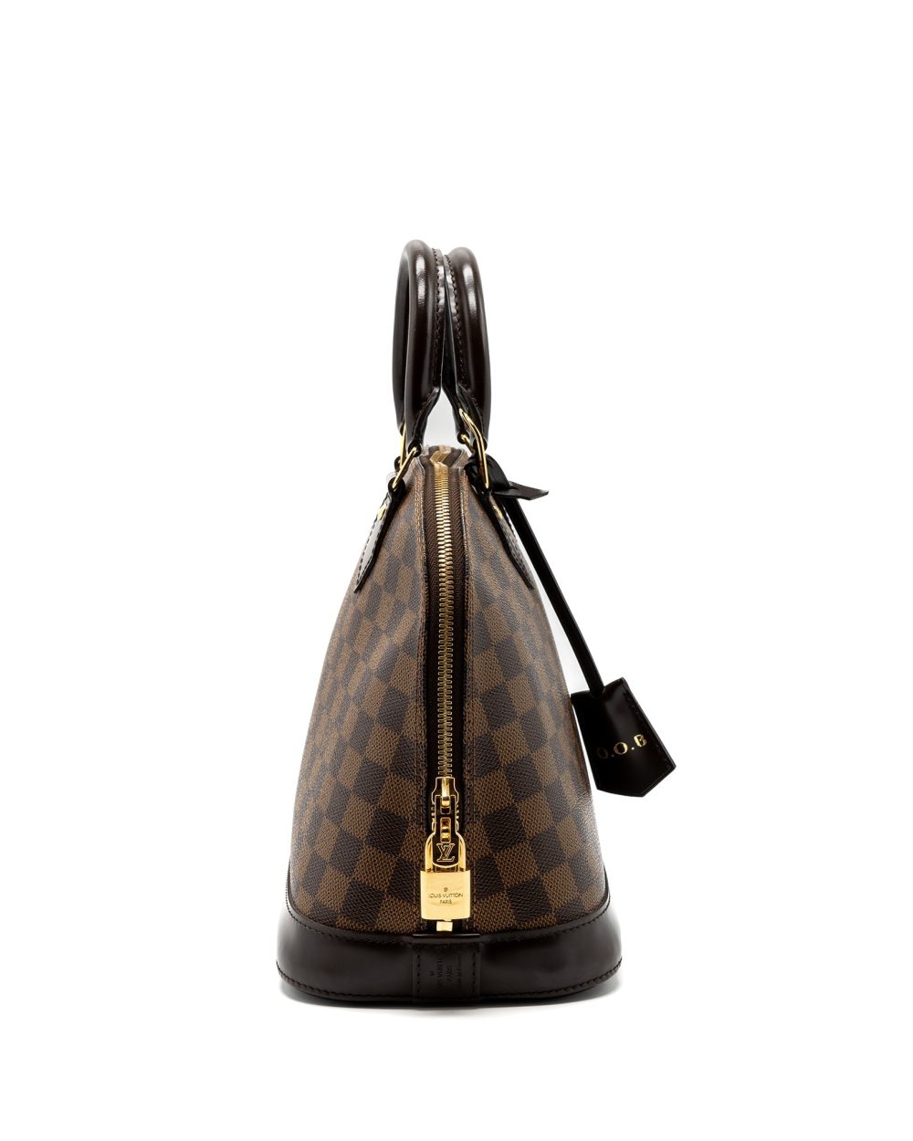 AAA Replica Louis Vuitton LV ALMA PM DAMIER EBENE GHW
