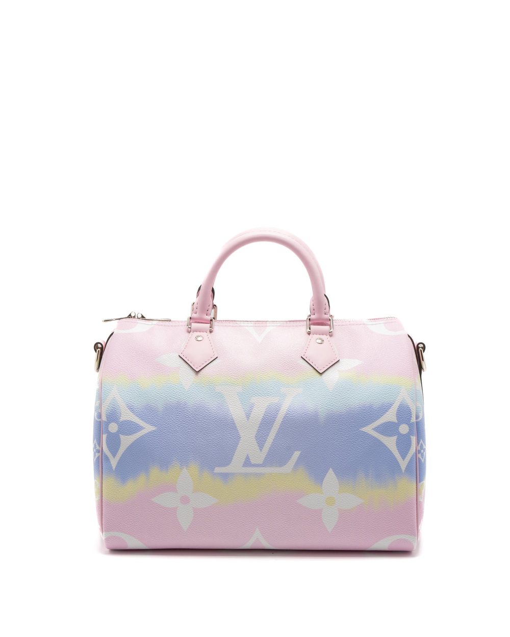 AAA Replica Louis Vuitton LV SPEEDY BANDOULIERE 30 MONOGRAM ESCAL GIANT CANVAS PASTEL PINK SHW