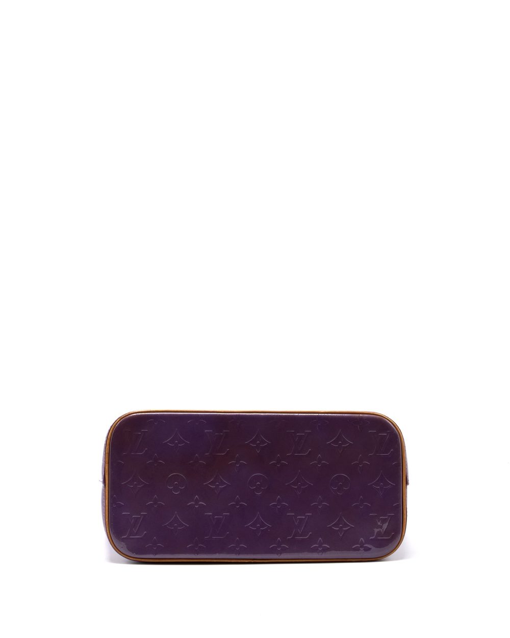 AAA Replica Louis Vuitton LV VINTAGE HOUSTON BAG PATENT PURPLE GHW