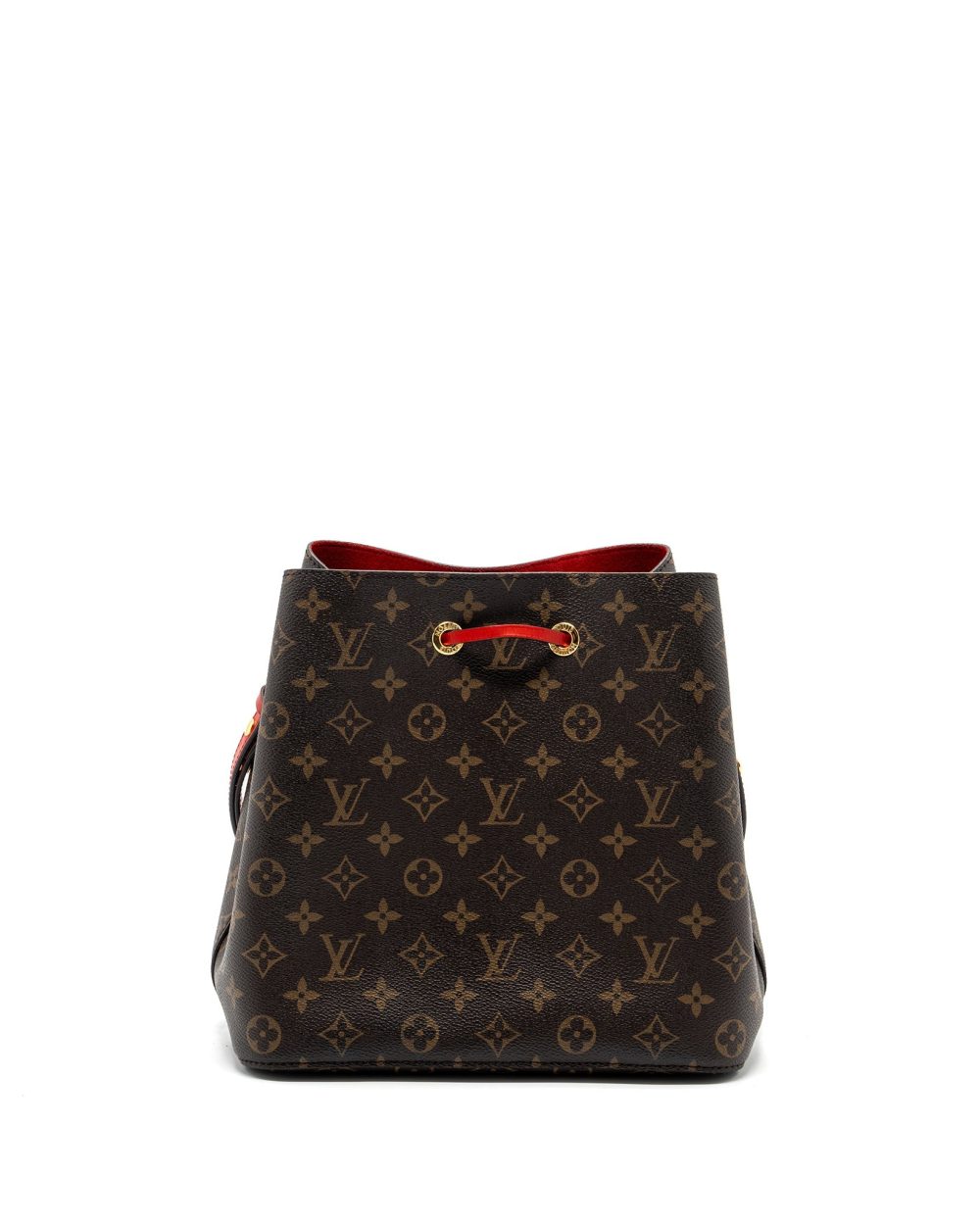 AAA Replica Louis Vuitton LV NEONOE MONOGRAM CANVAS / RED GHW