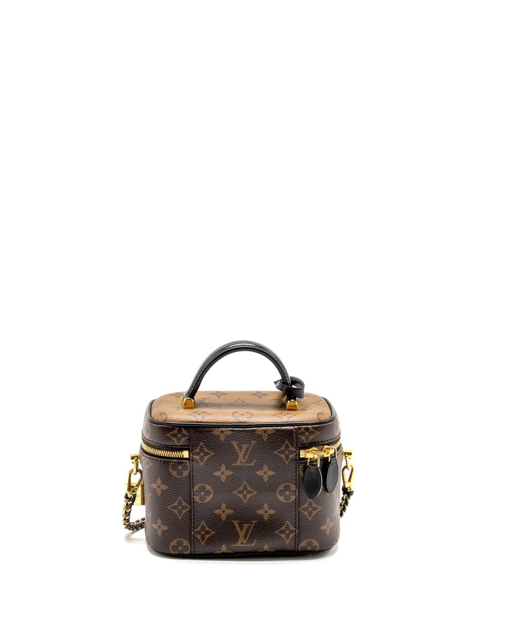 AAA Replica Louis Vuitton LV VANITY CASE PM MONOGRAM REVERSE CANVAS GHW