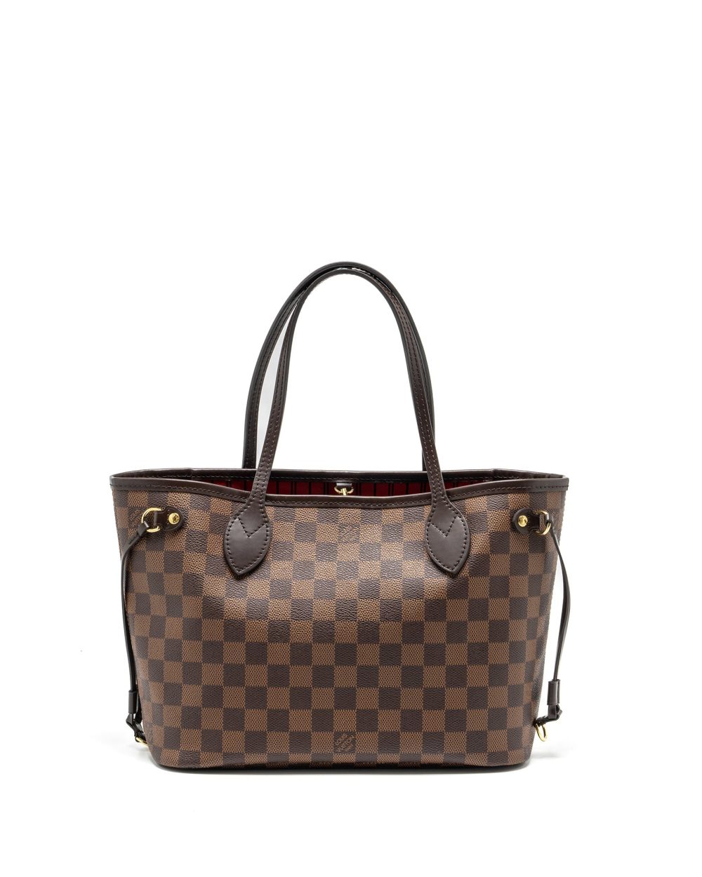 AAA Replica Louis Vuitton LV NEVERFULL PM DAMIER EBENE CANVAS GHW