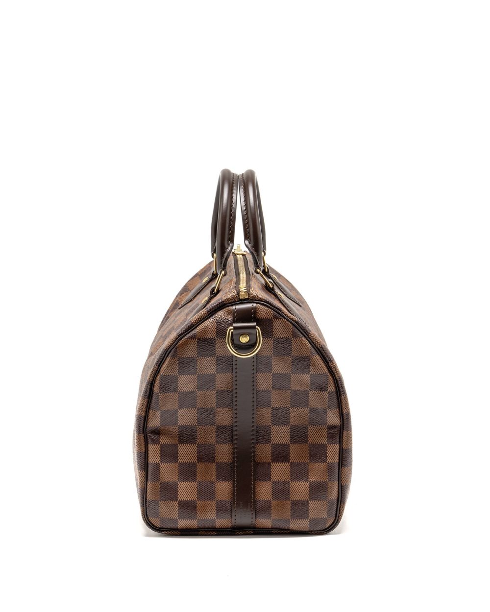 AAA Replica Louis Vuitton LV SPEEDY BANDOULIERE 30 DAMIER EBENE CANVAS GHW