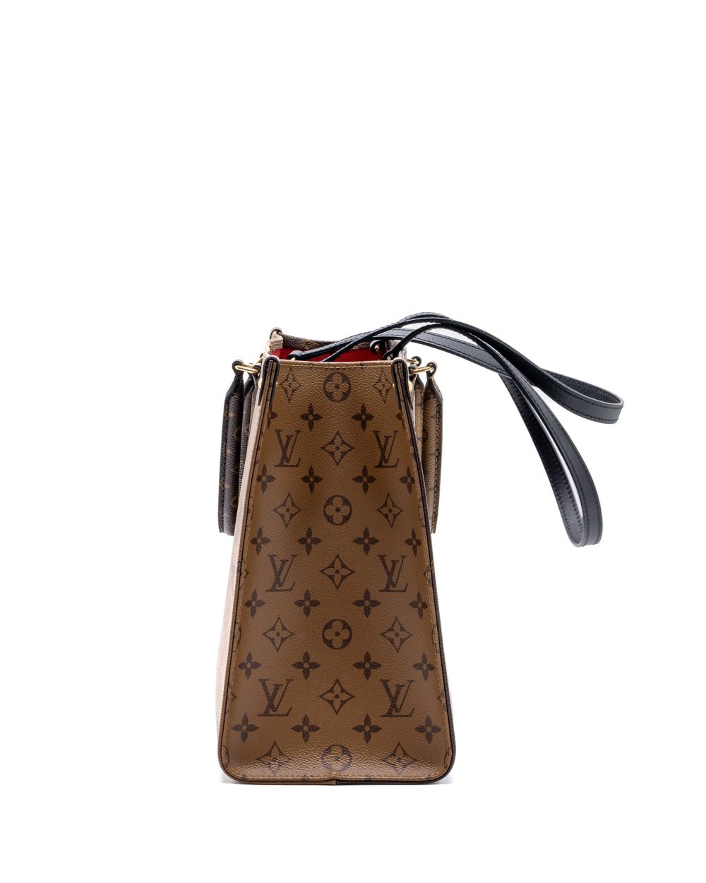 AAA Replica Louis Vuitton LV ONTHEGO MM MONOGRAM REVERSE CANVAS GHW (NEW VERSION)