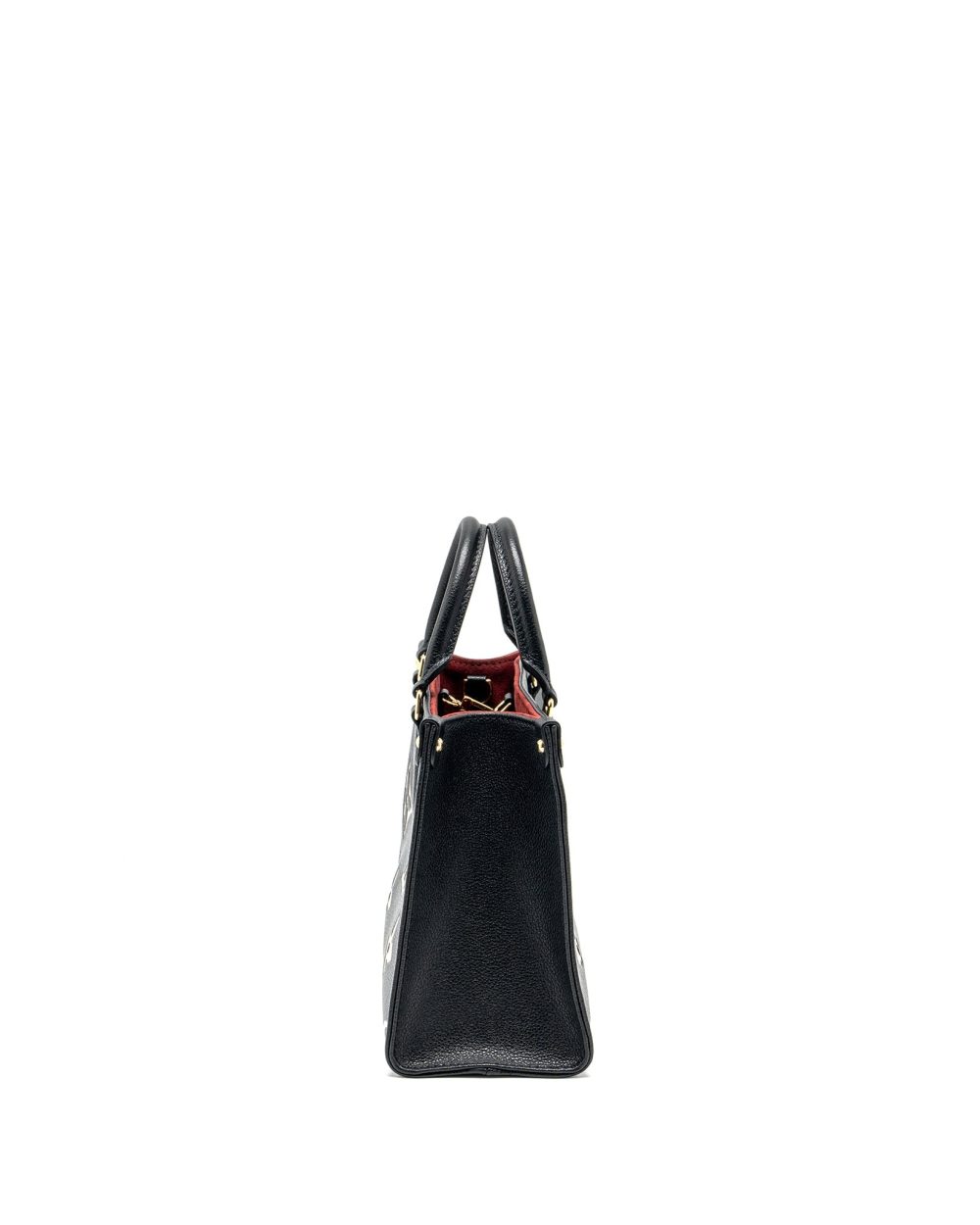 AAA Replica Louis Vuitton LV ONTHEGO PM BICOLOUR MONOGRAM EMPREINTE BLACK GHW