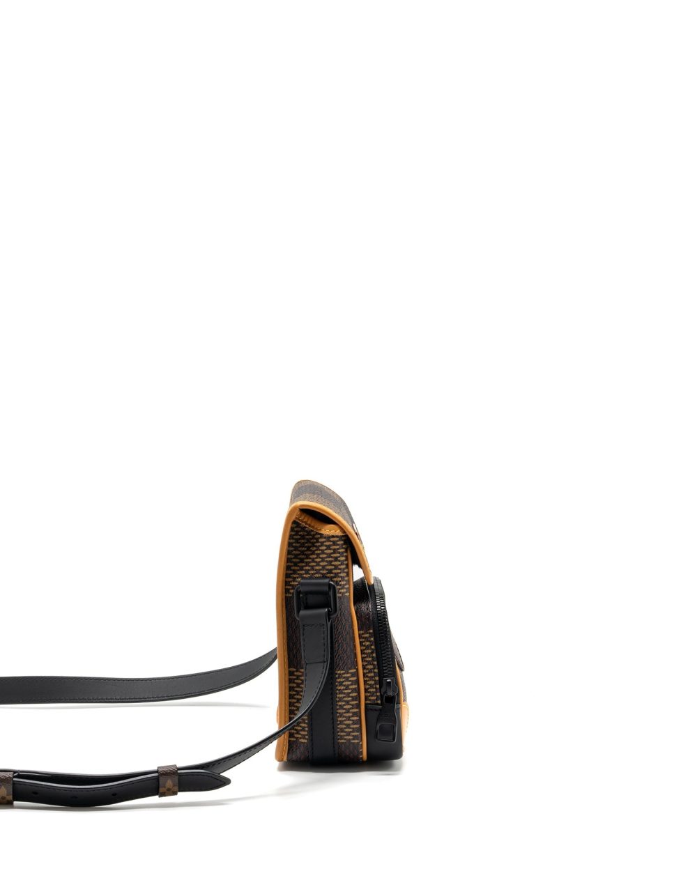 AAA Replica Louis Vuitton LV X NIGO AMAZON SLING BAG MONOGRAM CANVAS BLACK HARDWARE