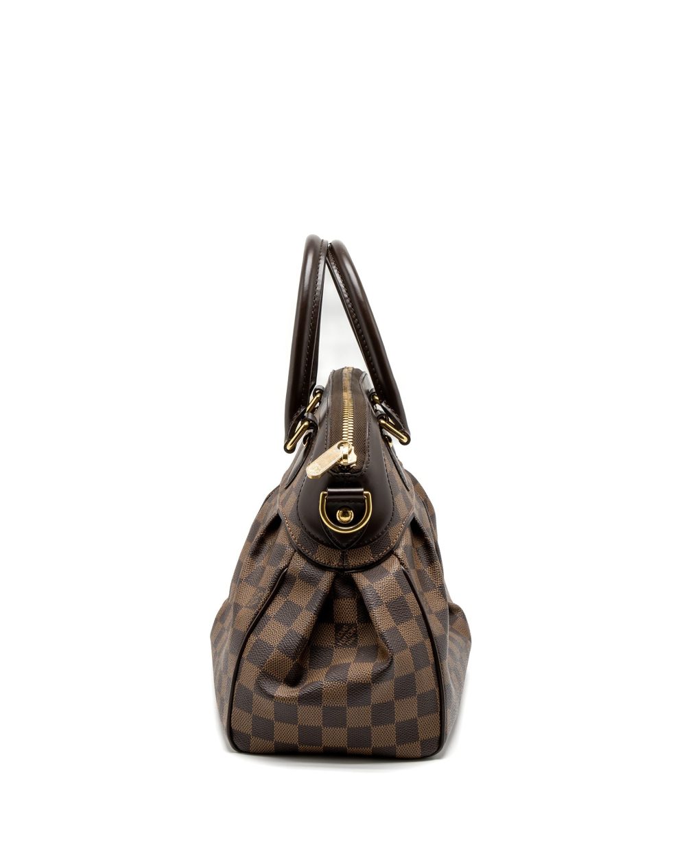 AAA Replica Louis Vuitton LV TREVI PM DAMIER EBENE CANVAS GHW