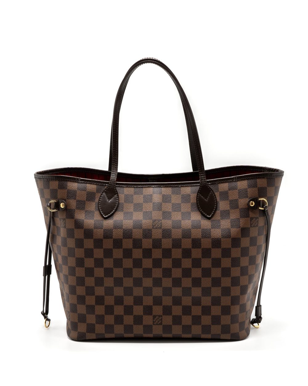 AAA Replica Louis Vuitton LV NEVERFULL MM DAMIER EBENE GHW