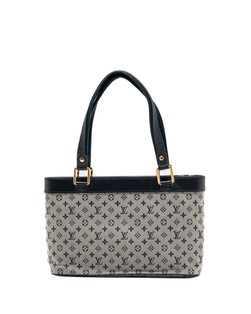 AAA Replica Louis Vuitton LV VINTAGE ZIP TOTE BAG FABRIC BLUE GHW