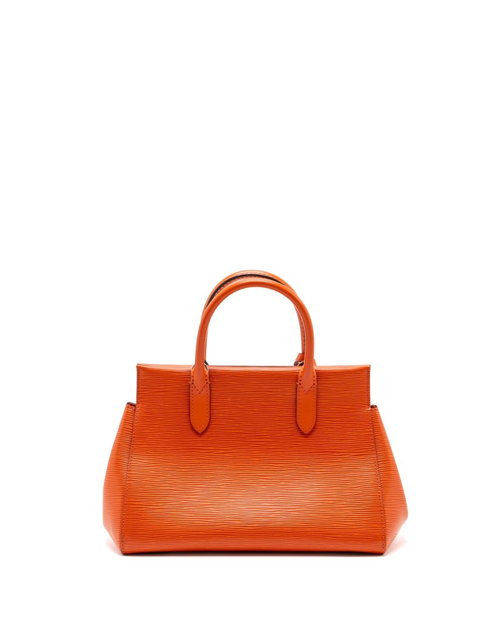 AAA Replica Louis Vuitton LV TOP HANDLE TOTE BAG EPI ORANGE SHW