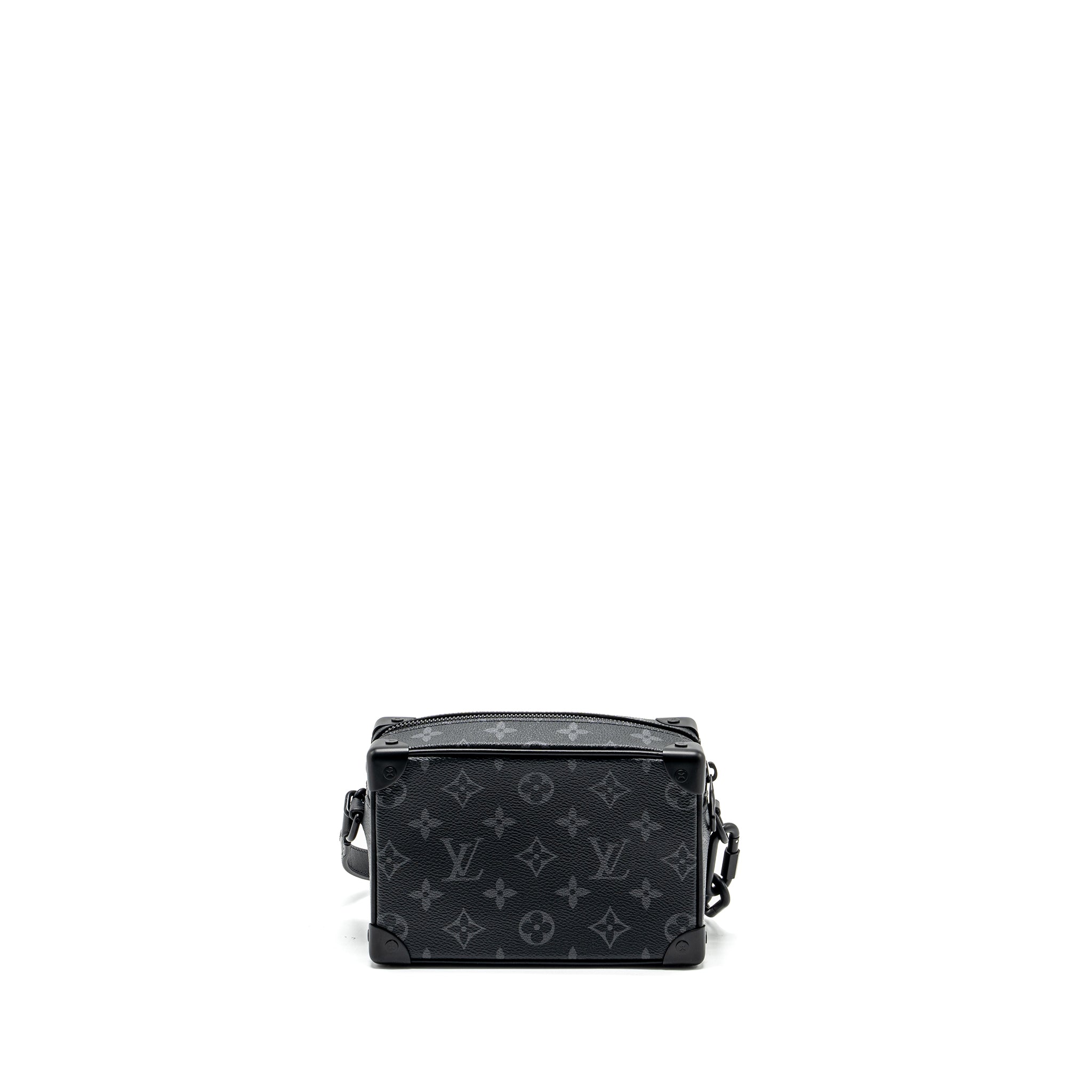 AAA Replica Louis Vuitton LV MINI SOFT TRUNK MONOGRAM ECLIPSE CANVAS BLACK HARDWARE