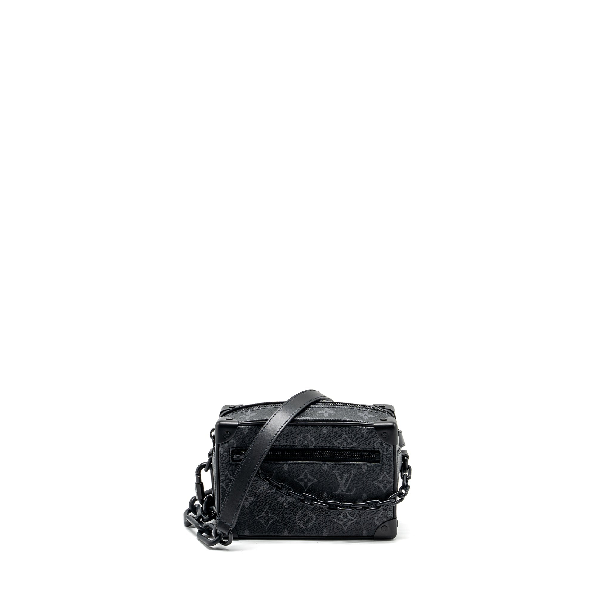 AAA Replica Louis Vuitton LV MINI SOFT TRUNK MONOGRAM ECLIPSE CANVAS BLACK HARDWARE
