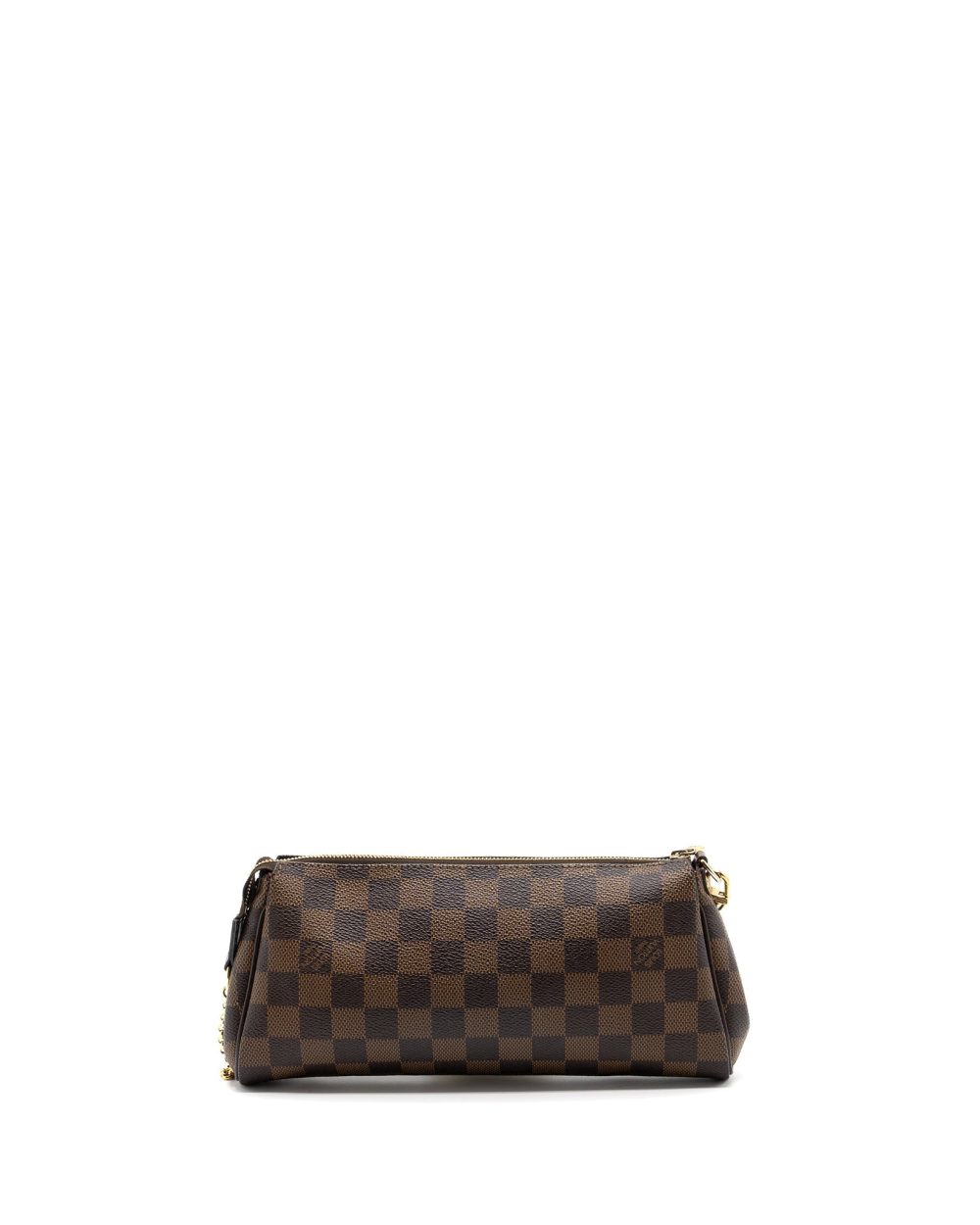 AAA Replica Louis Vuitton LV EVA POCHETTE DAMIER EBENE GHW