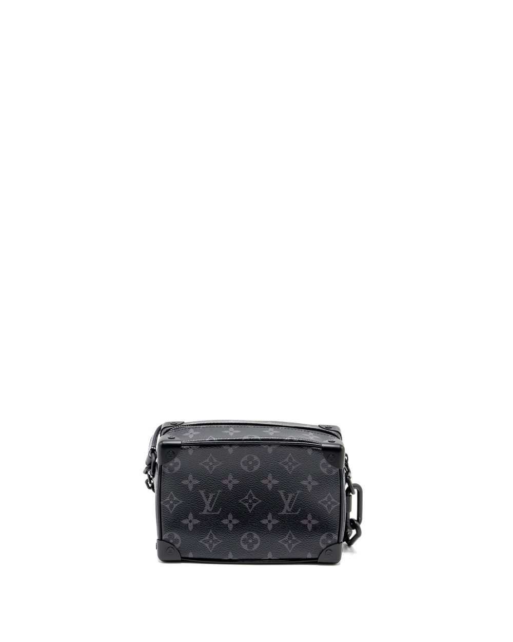 AAA Replica Louis Vuitton LV MINI SOFT TRUNK MONOGRAM ECLIPSE BLACK HARDWARE