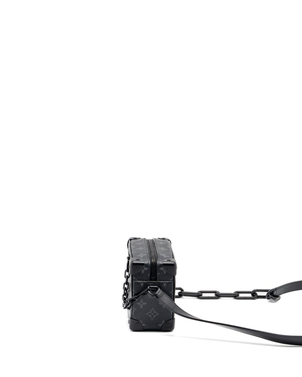 AAA Replica Louis Vuitton LV MINI SOFT TRUNK MONOGRAM ECLIPSE BLACK HARDWARE