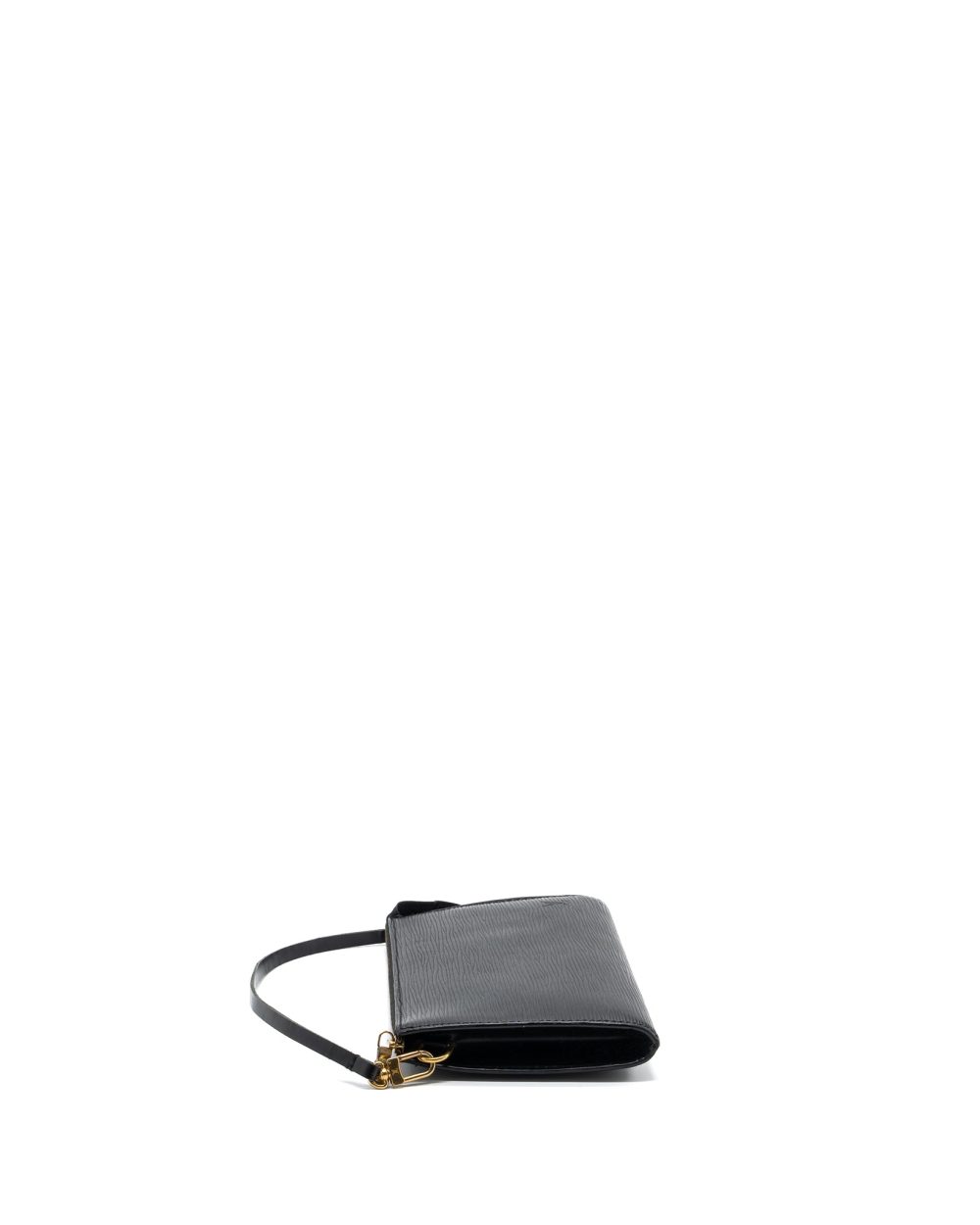 AAA Replica Louis Vuitton LV POCHETTE ACCESSORIES EPI LEATHER BLACK SHW