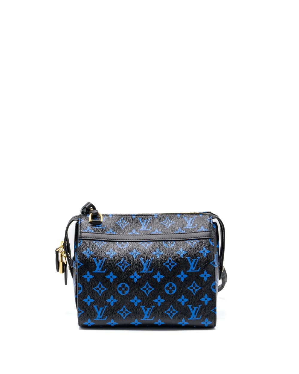 AAA Replica Louis Vuitton LV SPEEDY AMAZON COLOURED MONOGRAM CANVAS BLUE/BLACK GHW