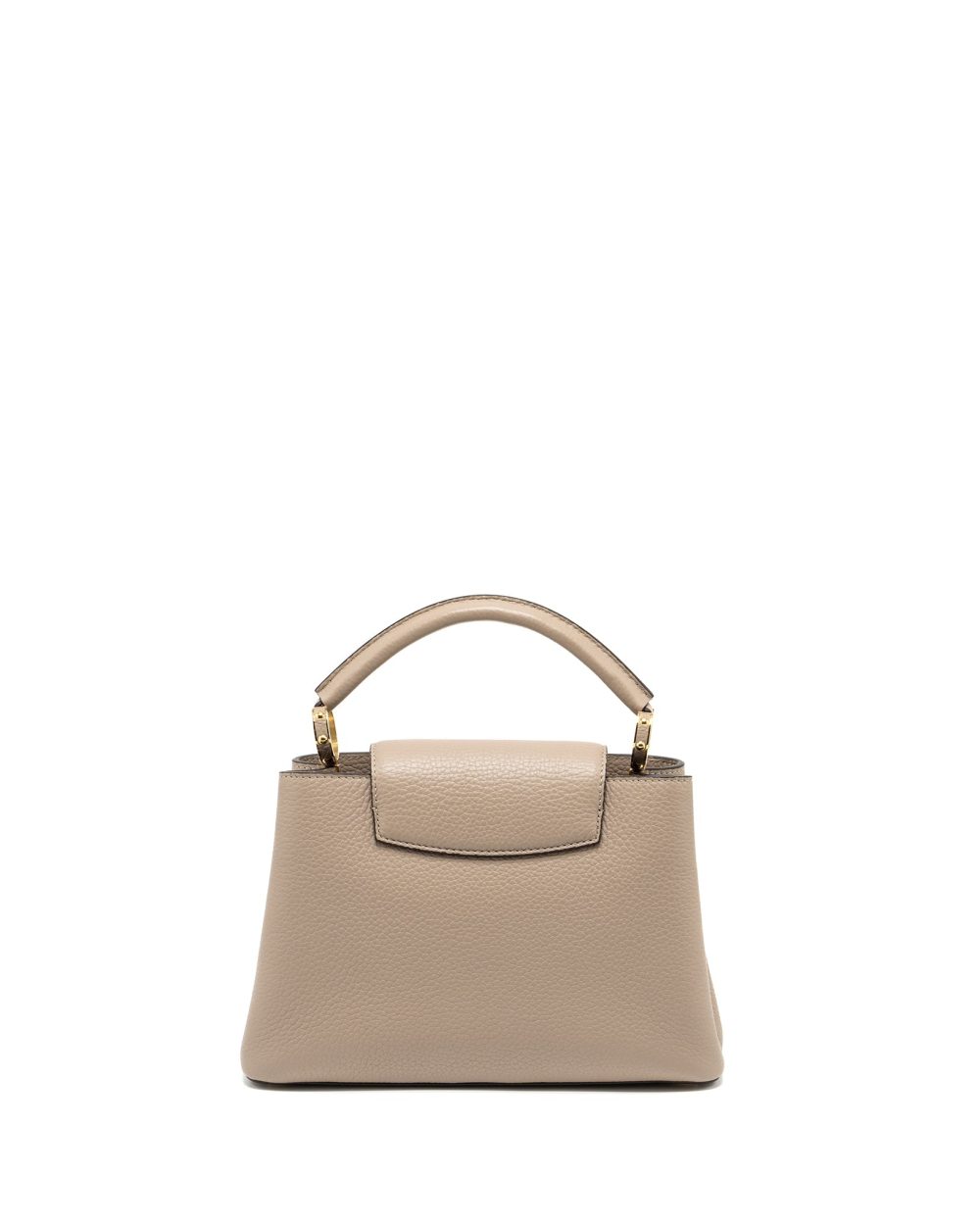 AAA Replica Louis Vuitton LV CAPUCINES BB TAURILLON GALET GHW