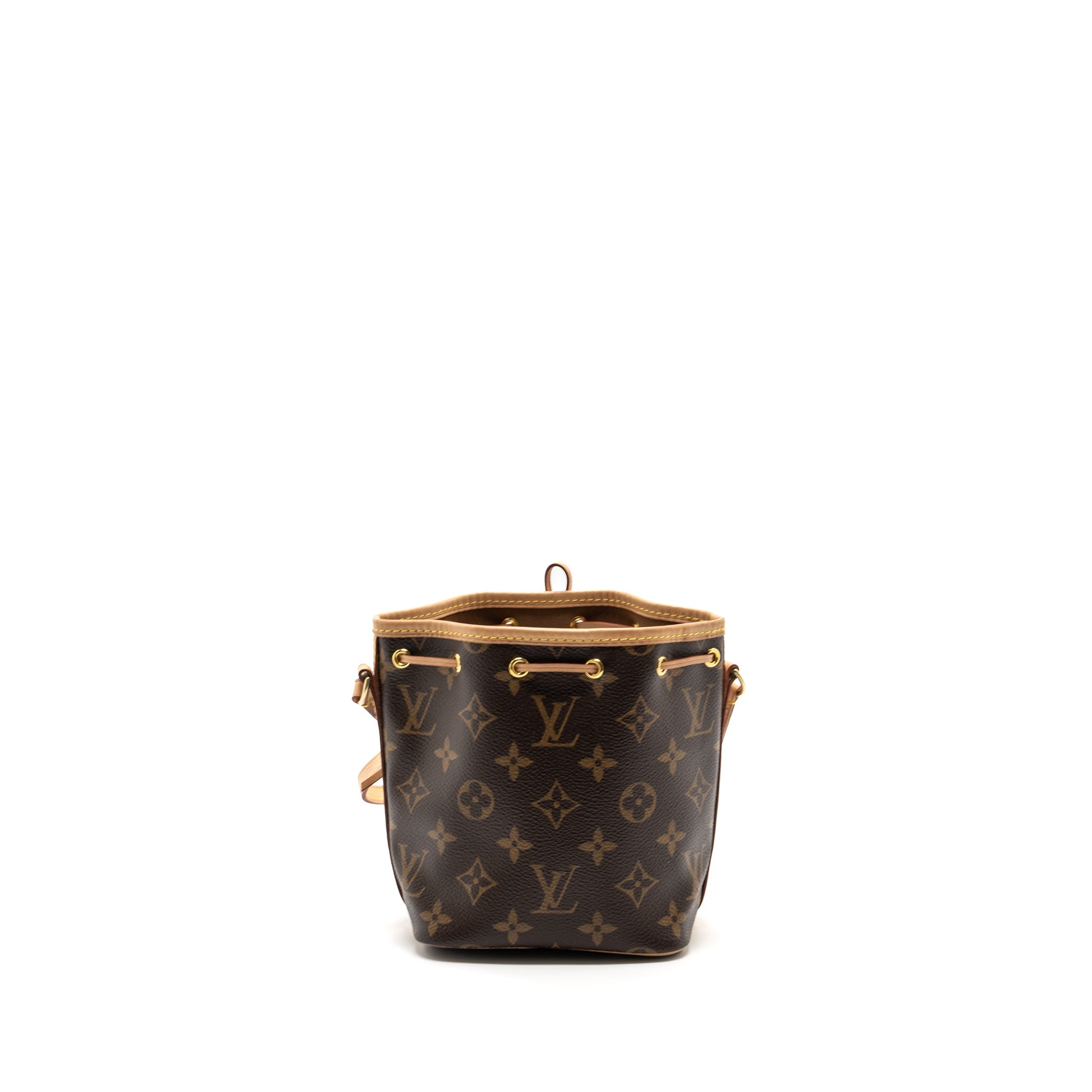 AAA Replica Louis Vuitton LV NANO NOE MONOGRAM CANVAS GHW