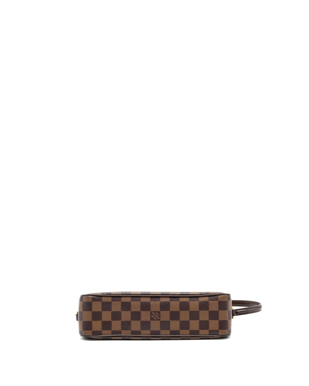 AAA Replica Louis Vuitton LV VINTAGE FLAP SHOULDER BAG DAMIER EBENE GHW
