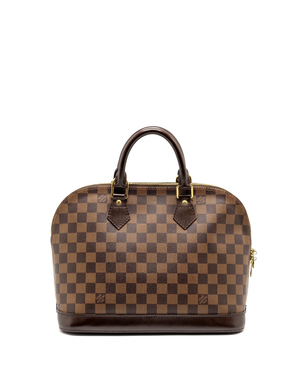 AAA Replica Louis Vuitton LV ALMA PM DAMIER EBENE CANVAS GHW
