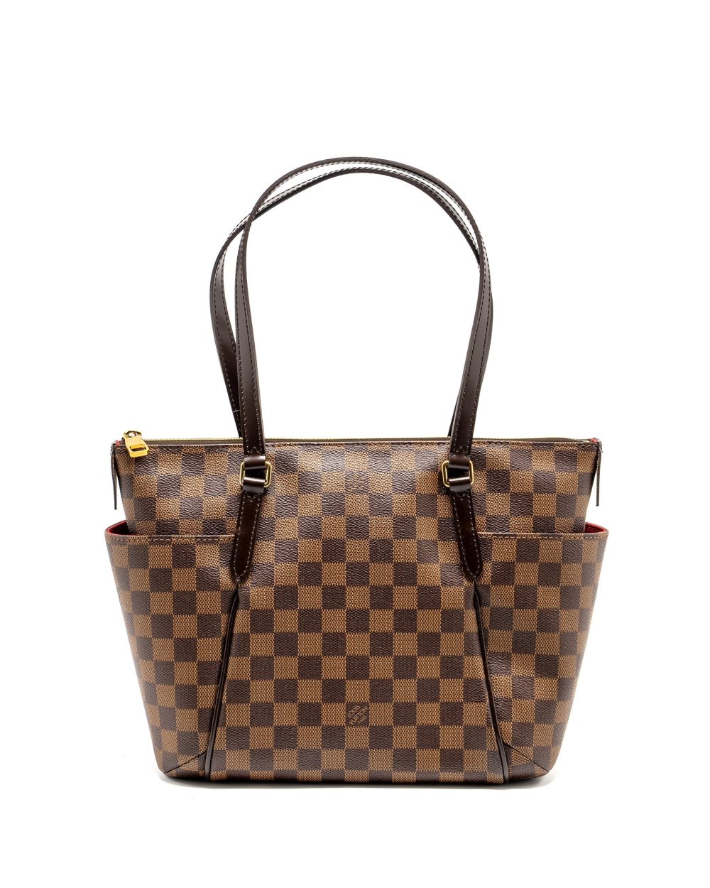 AAA Replica Louis Vuitton LV TOTALLY PM TOTE BAG DAMIER EBENE CANVAS GHW