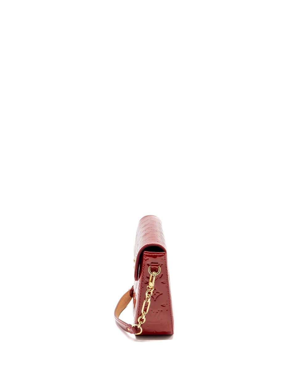 AAA Replica Louis Vuitton LV FLAP SHOULDER EVENING BAG PATENT LEATHER RED GHW