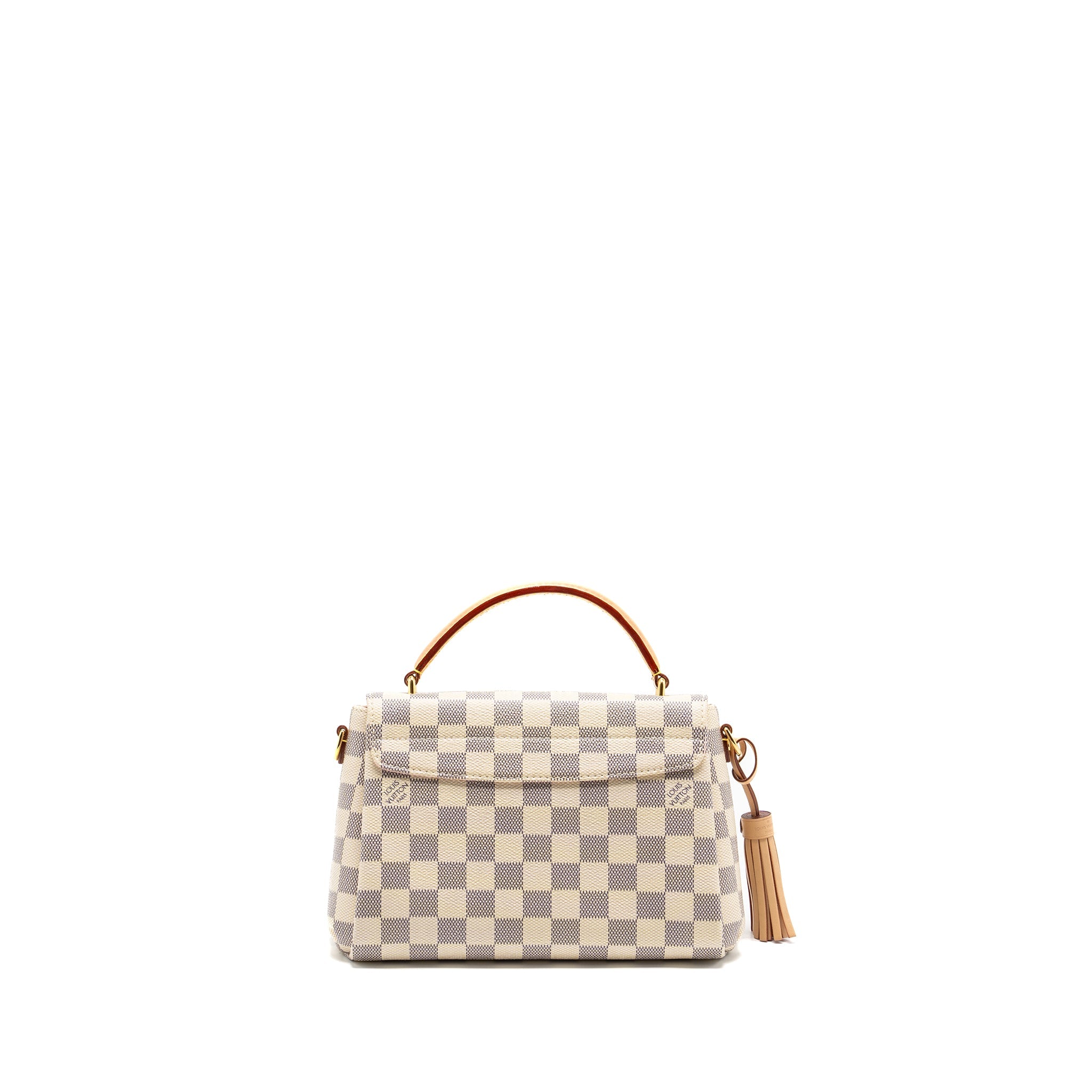 AAA Replica Louis Vuitton LV CROISETTE DAMIER AZUR CANVAS GHW