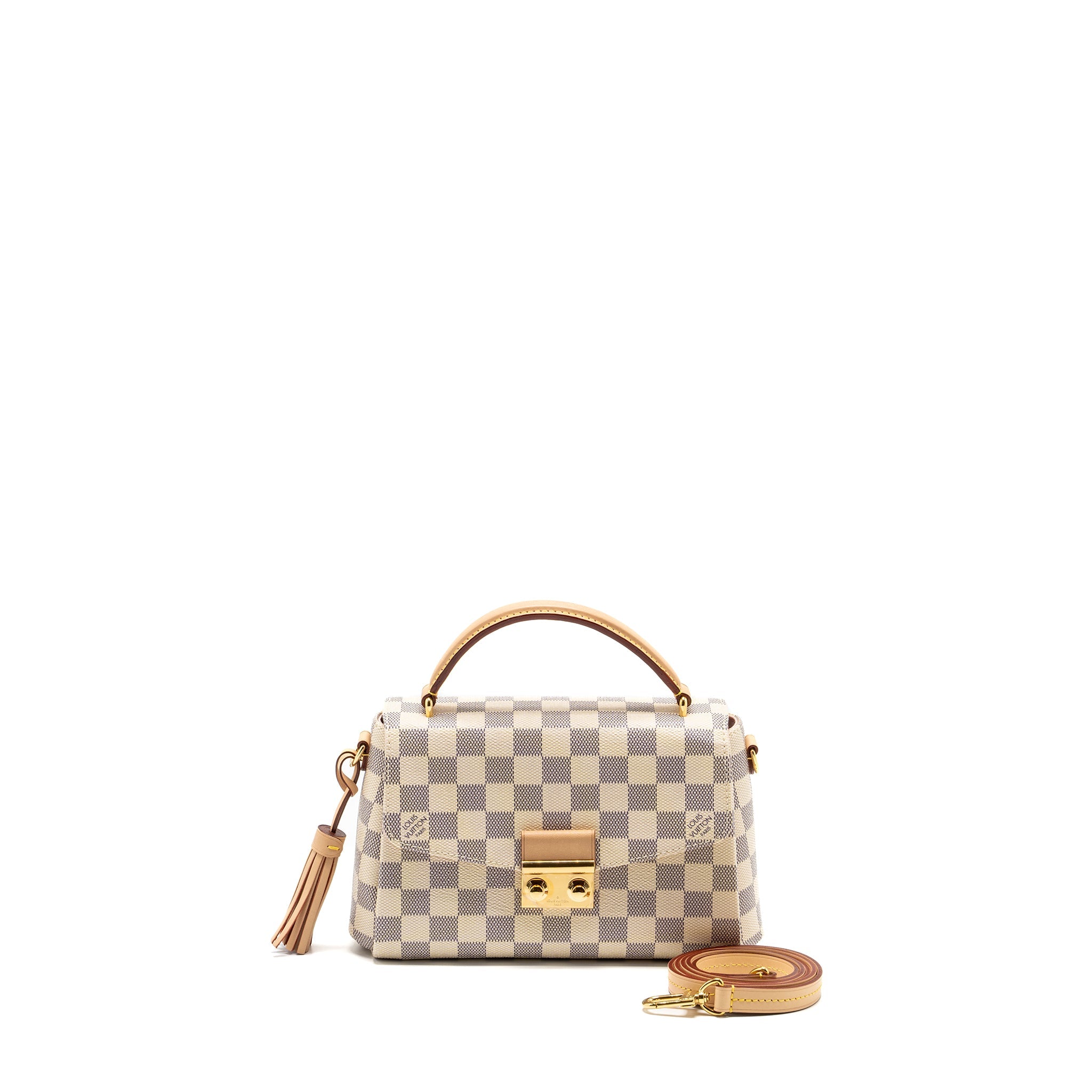 AAA Replica Louis Vuitton LV CROISETTE DAMIER AZUR CANVAS GHW
