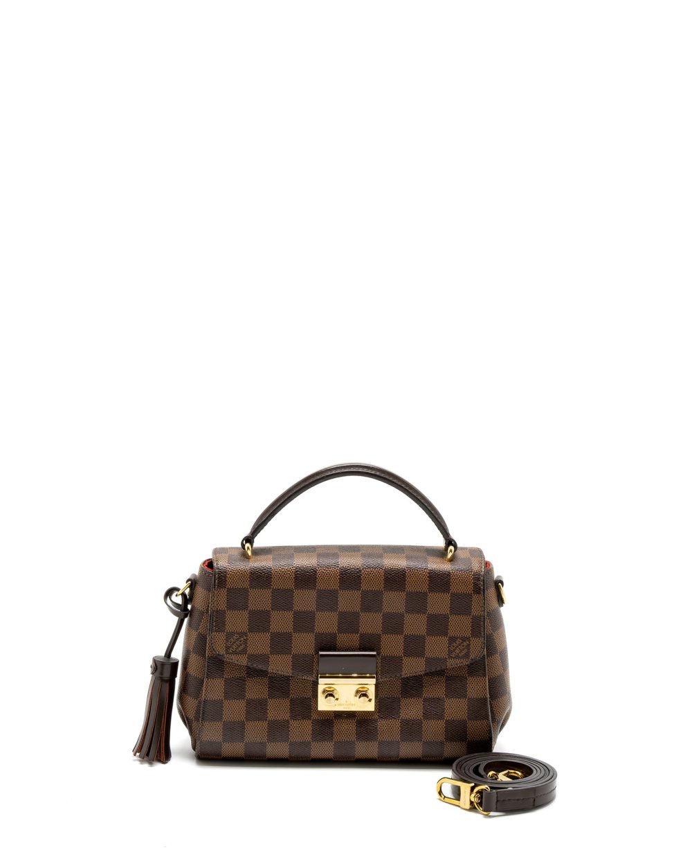 AAA Replica Louis Vuitton LV CROISETTE DAMIER EBENE CANVAS GHW