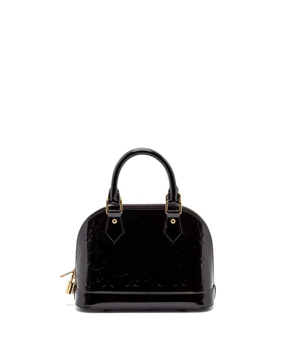 AAA Replica Louis Vuitton LV ALMA BB PATENT AMARANTE GHW