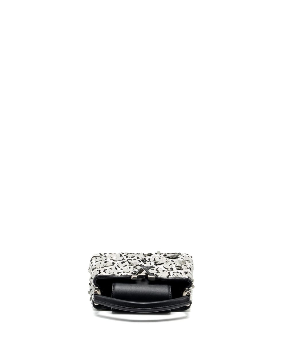 AAA Replica Louis Vuitton LV CAPUCINES MINI LIMITED EDITION SUQUIN / LEATHER MULTICOLOUR BLACK SHW