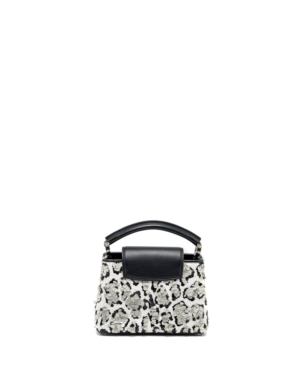 AAA Replica Louis Vuitton LV CAPUCINES MINI LIMITED EDITION SUQUIN / LEATHER MULTICOLOUR BLACK SHW