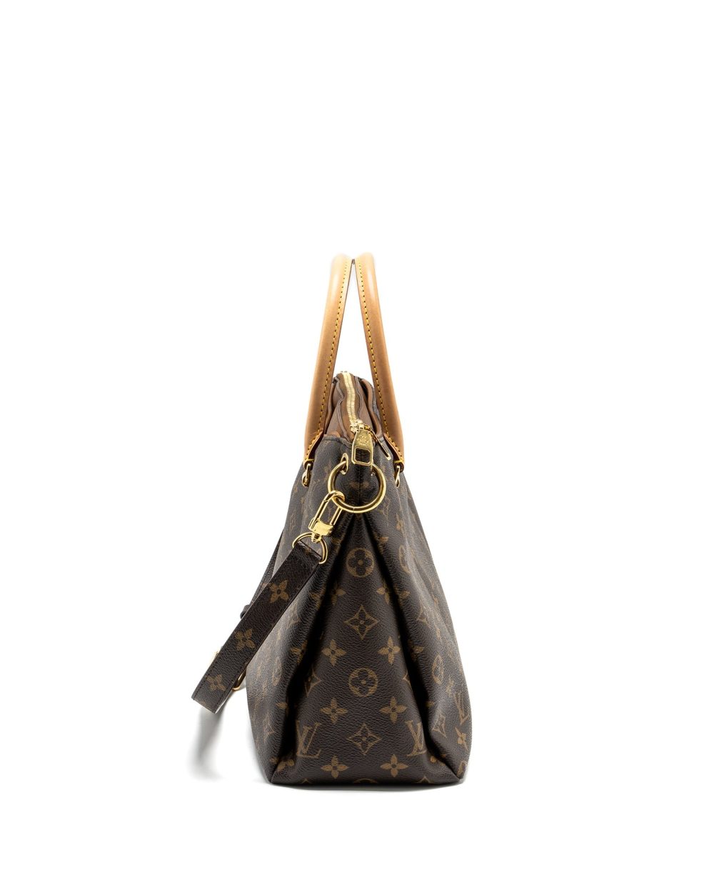 AAA Replica Louis Vuitton LV PALLAS TOTE BAG MONOGRAM CANVAS BROWN GHW
