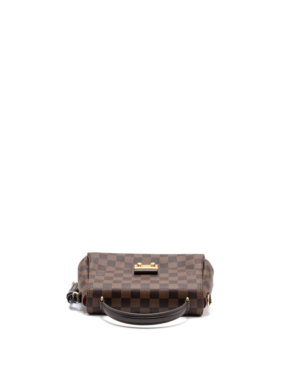 AAA Replica Louis Vuitton LV CROISETTE BAG DAMIER EBENE CANVAS GHW