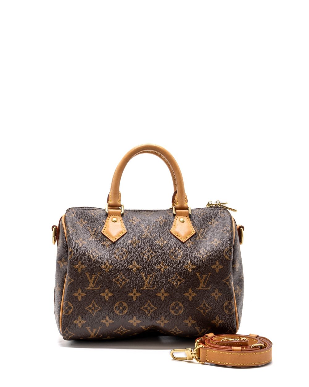 AAA Replica Louis Vuitton LV SPEEDY BANDOULIERE 25 MONOGRAM CANVAS GHW