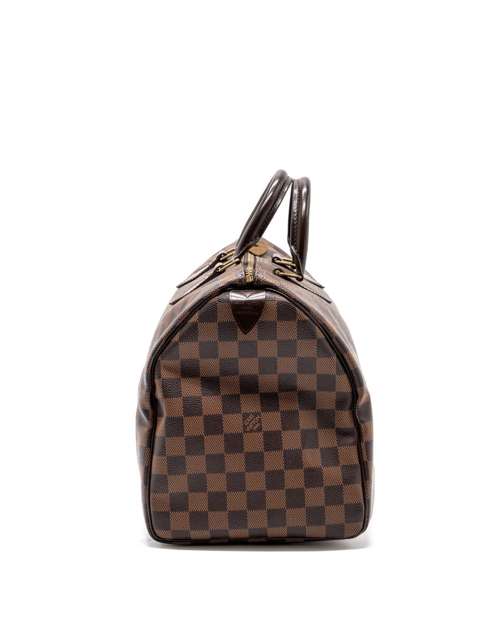 AAA Replica Louis Vuitton LV SPEEDY 35 DAMIER EBENE GHW