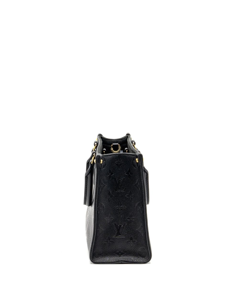 AAA Replica Louis Vuitton LV ONTHEGO PM MONOGRAM EMPREINTE LEATHER BLACK GHW