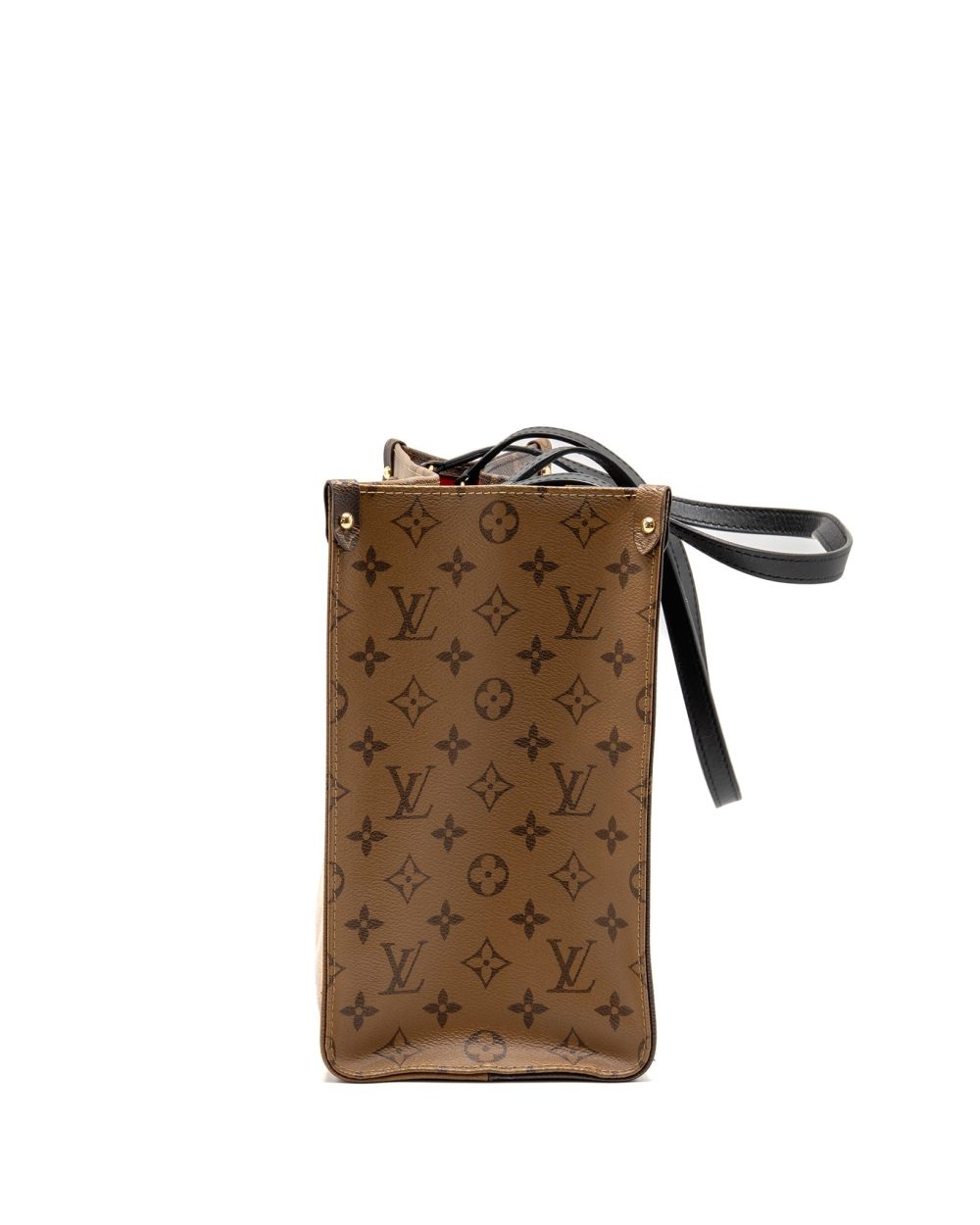 AAA Replica Louis Vuitton LV ONTHEGO MM MONOGRAM/MONOGRAM REVERSE CANVAS GHW