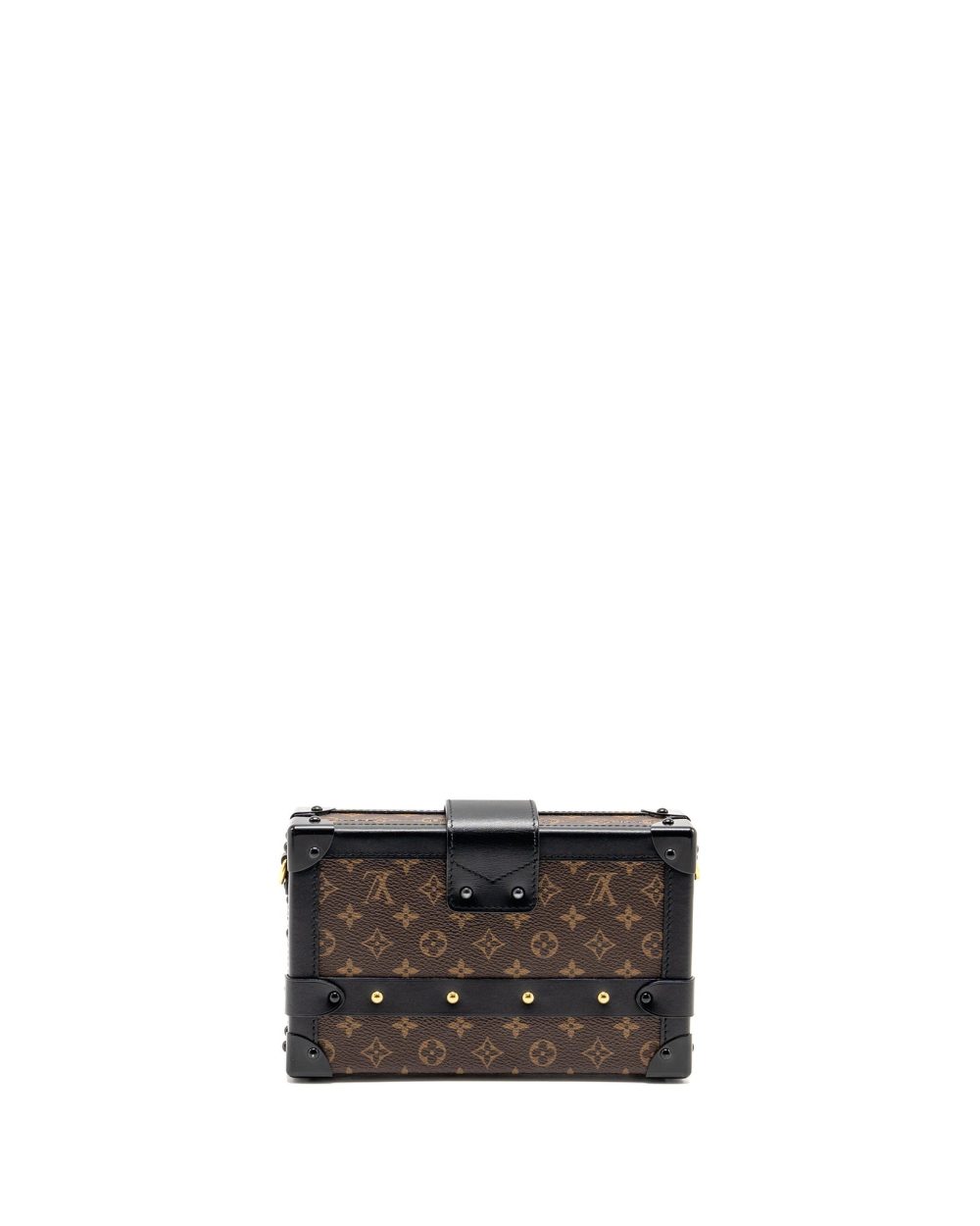 AAA Replica Louis Vuitton LV PETITE MALLE MONOGRAM CANVAS/SMOOTH CALFSKIN GHW