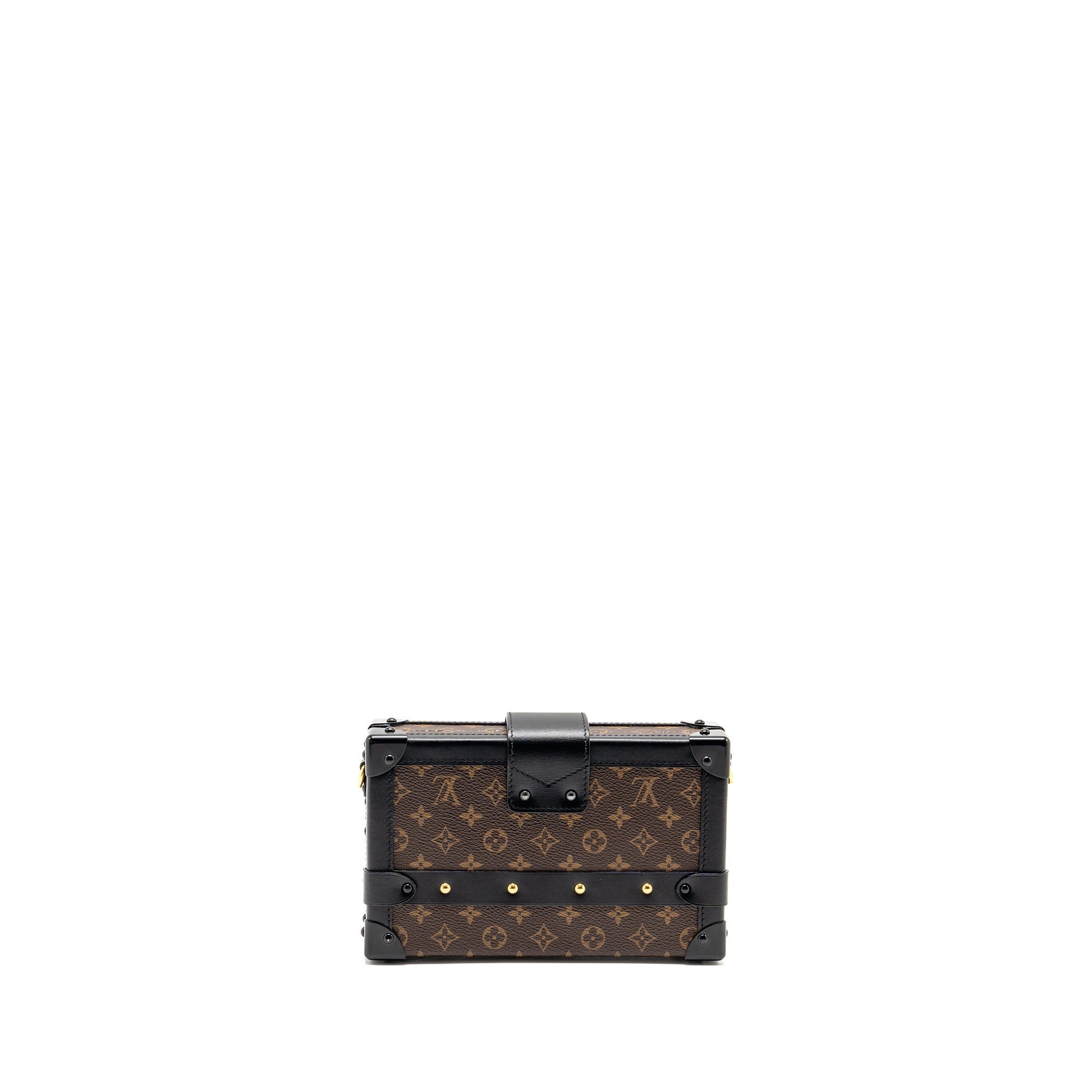 AAA Replica Louis Vuitton LV PETITE MALLE MONOGRAM CANVAS/SMOOTH CALFSKIN GHW