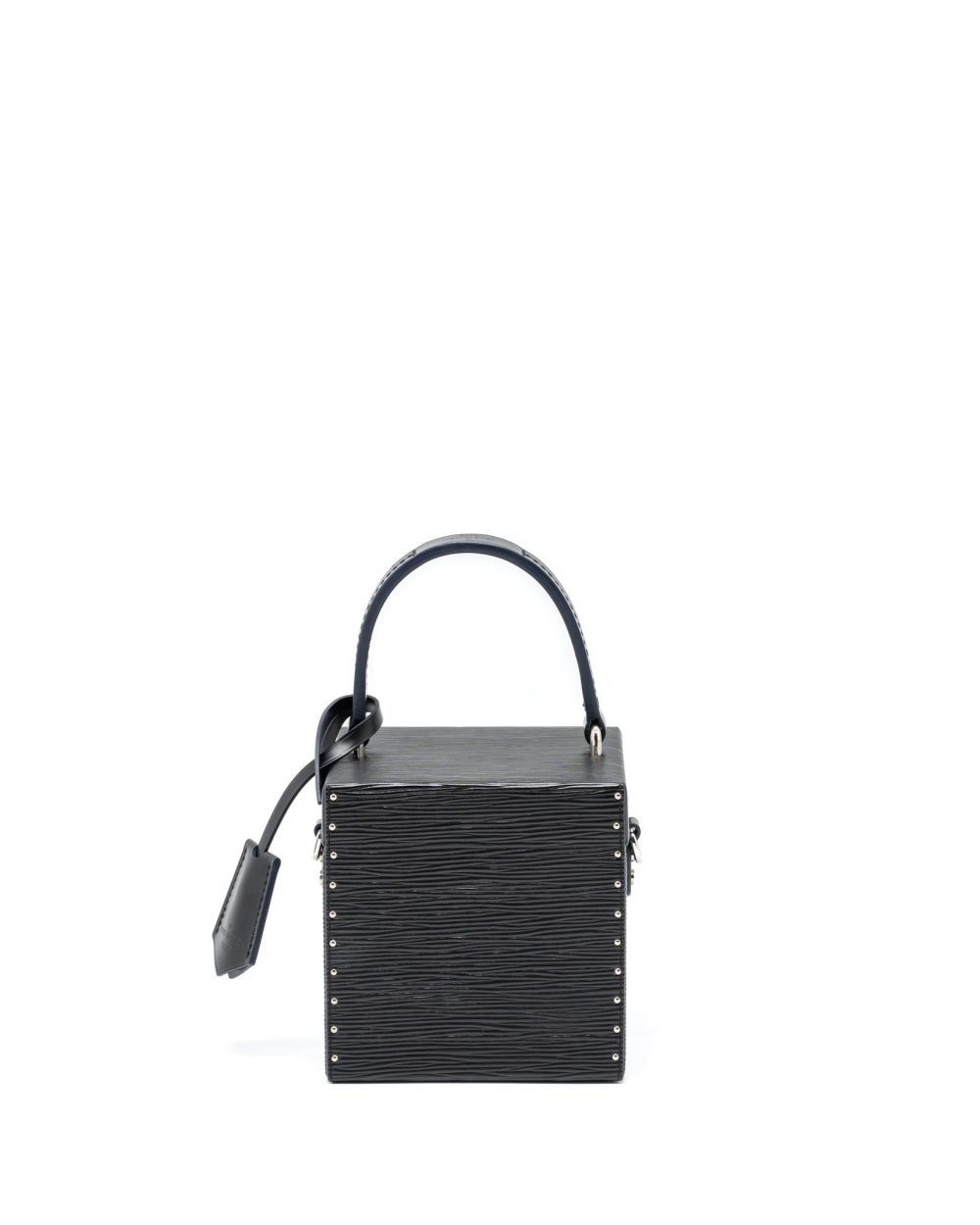 AAA Replica Louis Vuitton LV BLEECKER BOX BAG EPI BLACK SHW