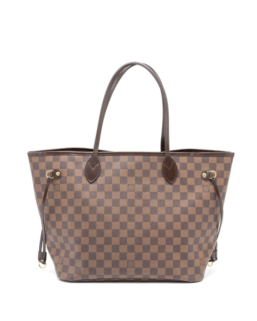 AAA Replica Louis Vuitton LV NEVERFULL MM DAMIER EBENE CANVAS GHW