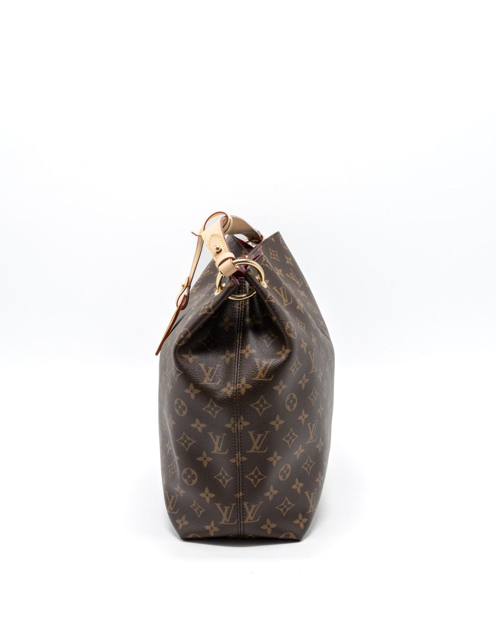 AAA Replica Louis Vuitton LV GRACEFUL MM MONOGRAM CANVAS/PIVOINE GHW (NEW VERSION)