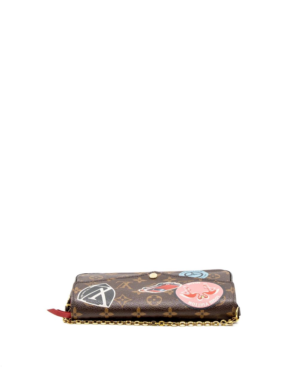 AAA Replica Louis Vuitton LV FÉLICIE POCHETTE LIMITED EDITION MONOGRAM CANVAS GHW