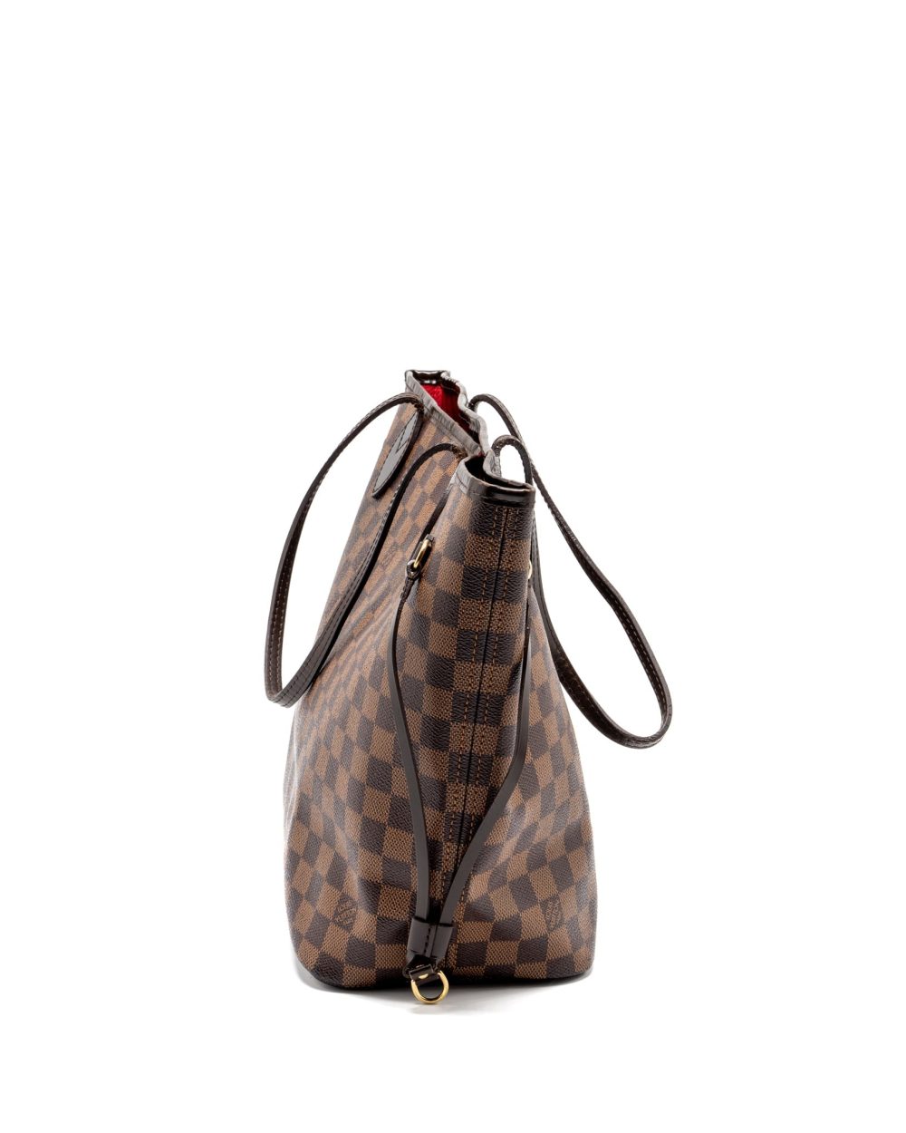 AAA Replica Louis Vuitton LV NEVERFULL MM DENIER EBENE CANVAS GHW